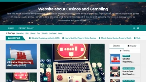 Скріншот сайту About Casino — сайт про казино та азартні ігри